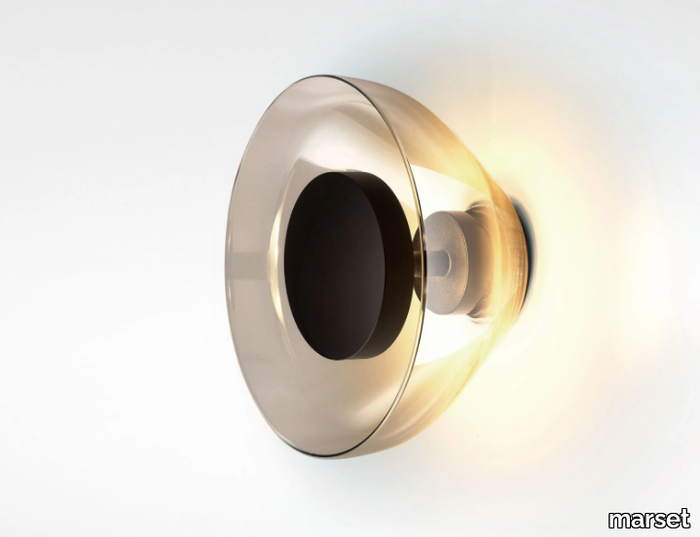 AURA - LED blown glass wall light _ Marset