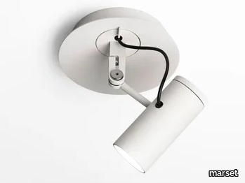 POLO - Adjustable ceiling aluminium spotlight _ Marset