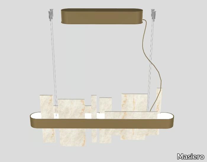 HONICÉ S70 - LED onyx pendant lamp _ Masiero