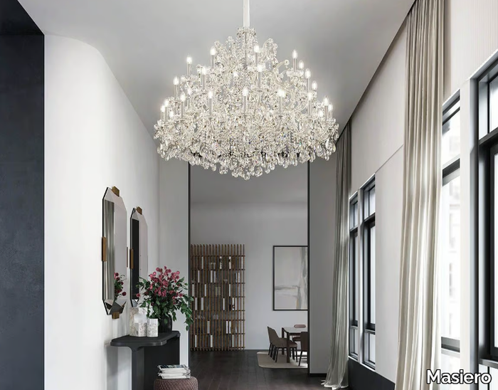 AQABA S 32/130/105 - Pendant lamp with crystals _ Masiero