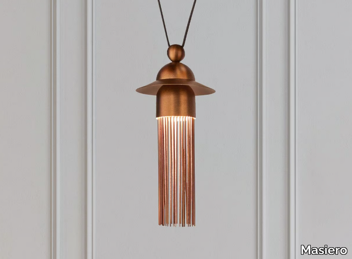 NAPPE N1 - LED painted metal pendant lamp _ Masiero