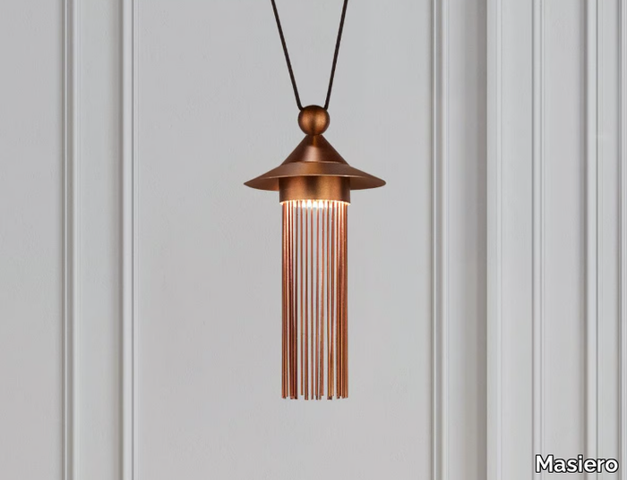 NAPPE N6 - LED painted metal pendant lamp _ Masiero