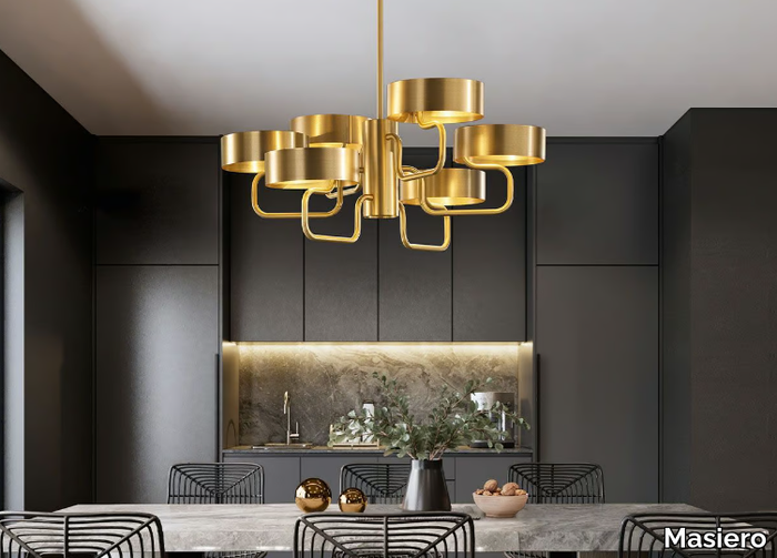 SOUND S6 - Metal pendant lamp _ Masiero