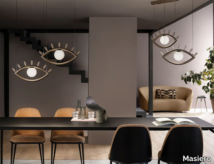 VISIO S M1 - LED Murano glass pendant lamp _ Masiero