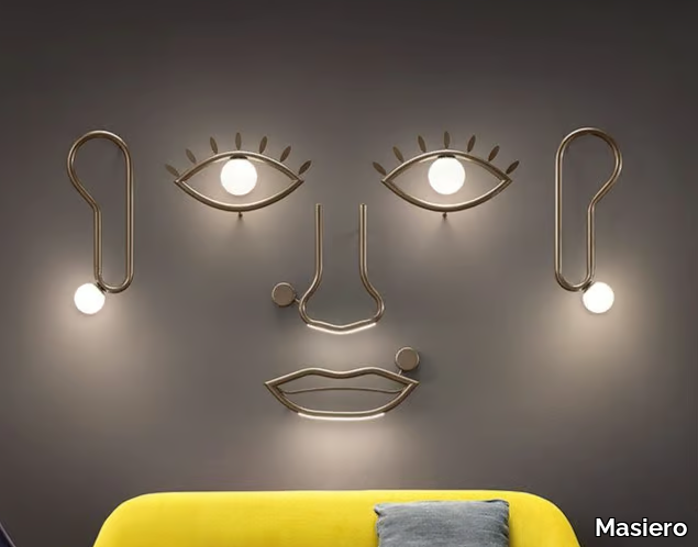 VISIO A-FULL - LED metal wall lamp _ Masiero