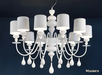 EVA S10 - Powder coated aluminium chandelier _ Masiero