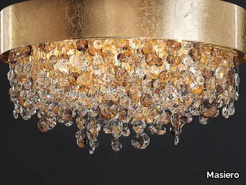 OLÁ PL6 40 - LED painted metal ceiling lamp _ Masiero