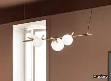 POSY BIL 4 - Metal pendant lamp _ Masiero