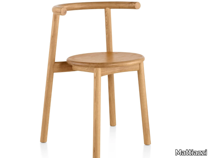 MC5 SOLO - Stackable oak chair _ Mattiazzi