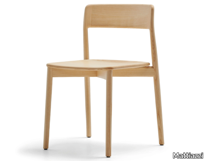 MC24 SETA - Stackable ash chair _ Mattiazzi