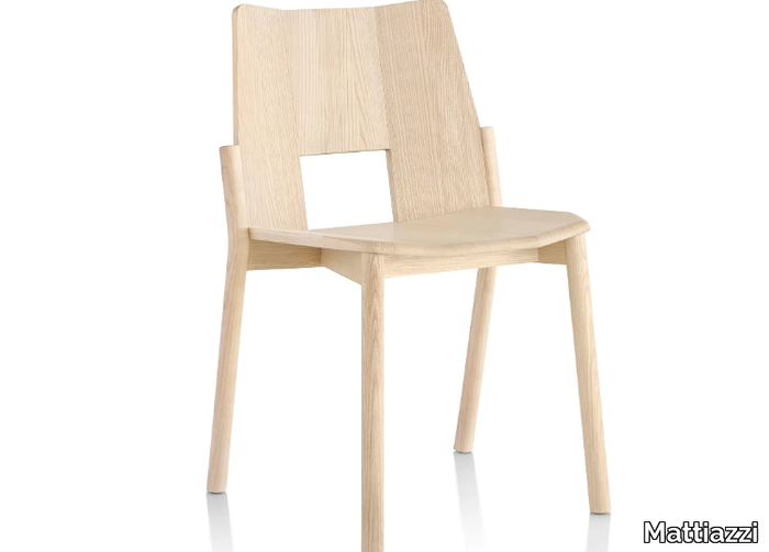 MC12 TRONCO - Stackable ash chair _ Mattiazzi