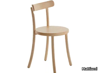 MC18 ZAMPA - Ash chair open back _ Mattiazzi