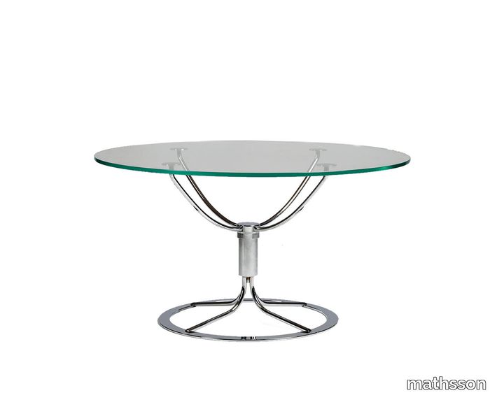 Jetson table-Leaf of transparent glass