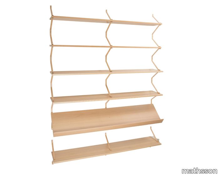 Bokhyllor-Bookshelf, shelfplanes 158 cm