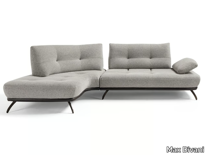 BOGART - Corner sectional fabric sofa _ Max Divani