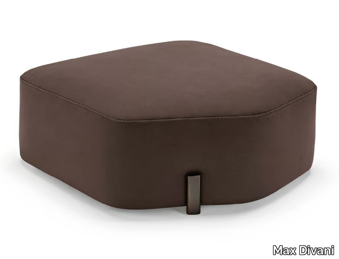 MUZZLE - Leather pouf _ Max Divani