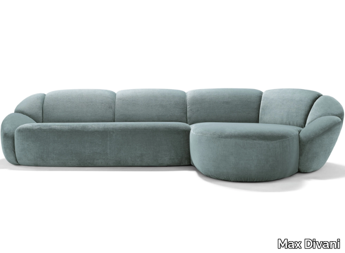 PANUMA - Fabric sofa with chaise longue _ Max Divani