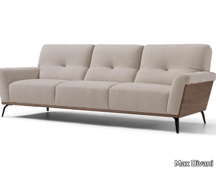 NOA - 3 seater fabric sofa _ Max Divani