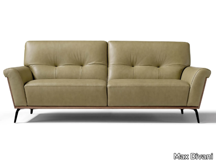 NOA - 2 seater leather sofa _ Max Divani