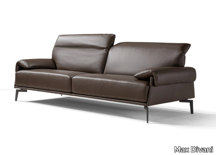 NORMA - 2 seater leather sofa _ Max Divani