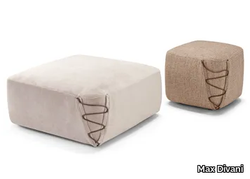 KEA - Square fabric pouf _ Max Divani