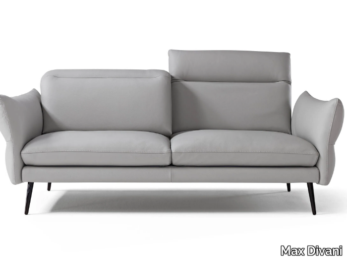 MODULA - 2 seater leather sofa _ Max Divani