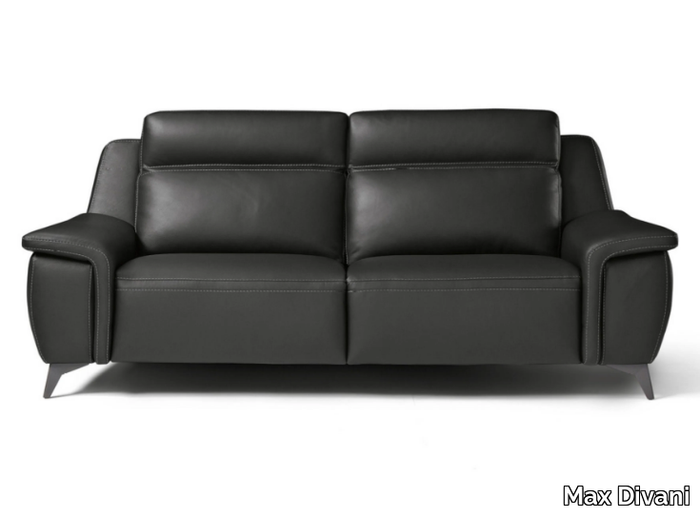 STEFI - 2 seater leather sofa _ Max Divani