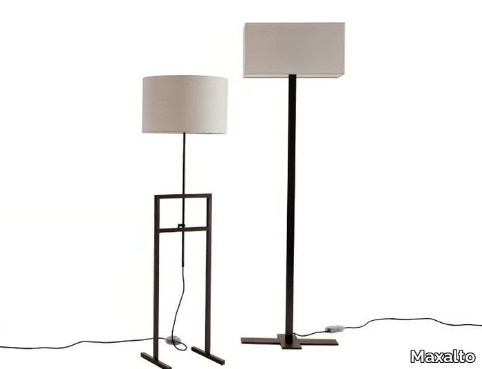 LEUKON - Fabric floor lamp _ Maxalto