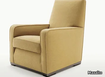 IMPRIMATUR - Upholstered fabric armchair with armrests _ Maxalto