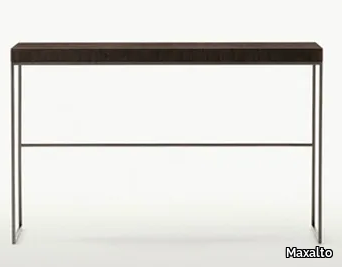 ELIOS - Rectangular wooden console table _ Maxalto