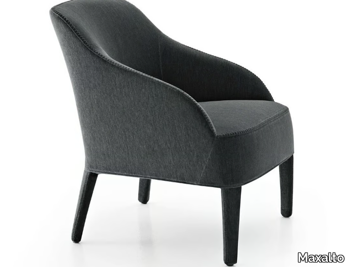 FEBO 2014 - Upholstered fabric armchair with armrests _ Maxalto