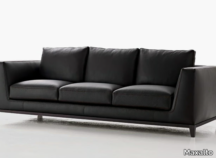 LUTETIA - 3 seater leather sofa _ Maxalto