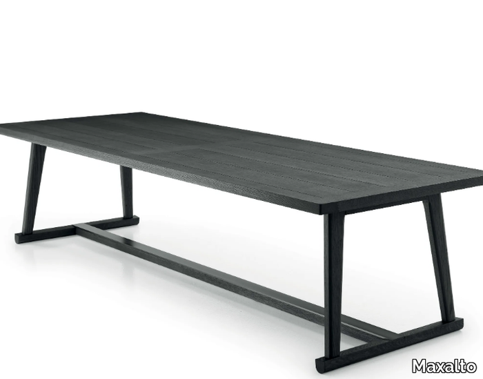 RECIPIO '14 - Rectangular oak table _ Maxalto