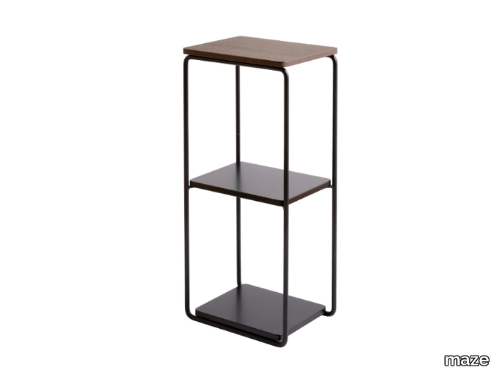 MIXRACK FLOOR SHELF - Shelf in wood and metal _ maze