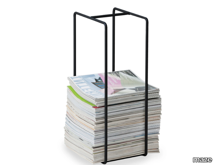 MIXRACK STORAGE - Painted metal magazine rack _ maze