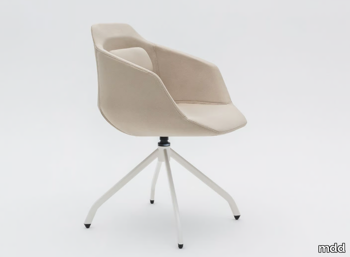 ULTRA UFP7 - Trestle-based fabric chair with armrests _ mdd