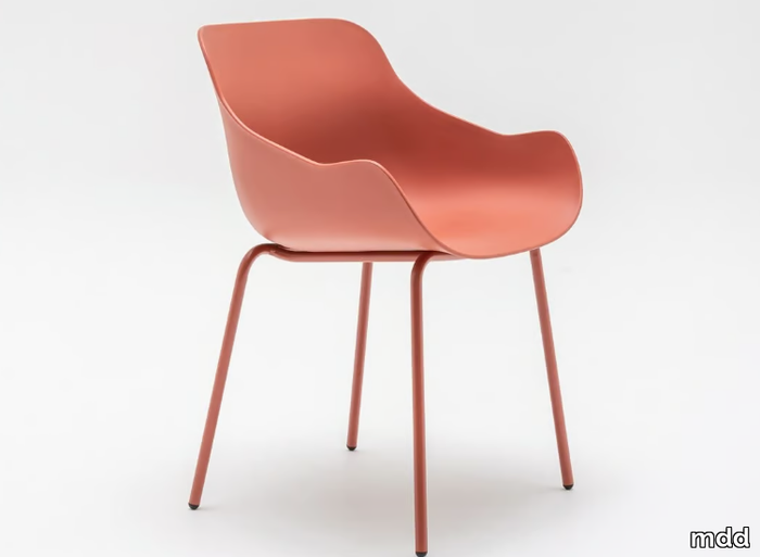 BALTIC BASIC - Polypropylene chair with armrests _ mdd