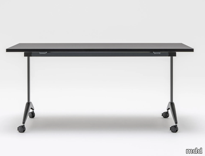 FOLD - Rectangular drop-leaf MDF meeting table _ mdd