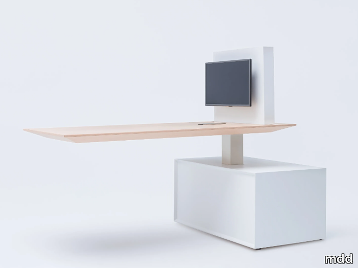 GRAVITY - Multimedia rectangular meeting table _ mdd