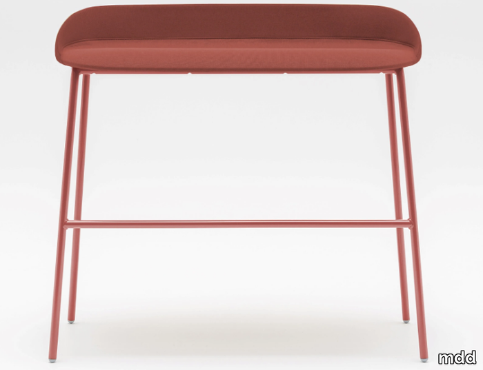 TEAM - High fabric bench with footrest _ mdd