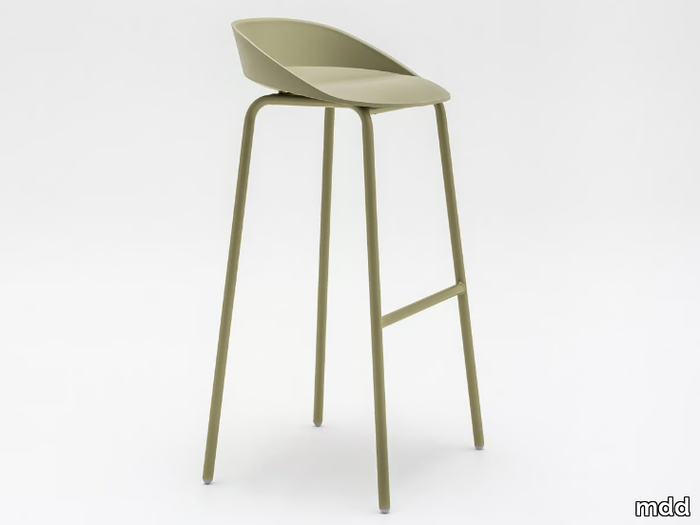 TEAM - Polypropylene stool with footrest _ mdd