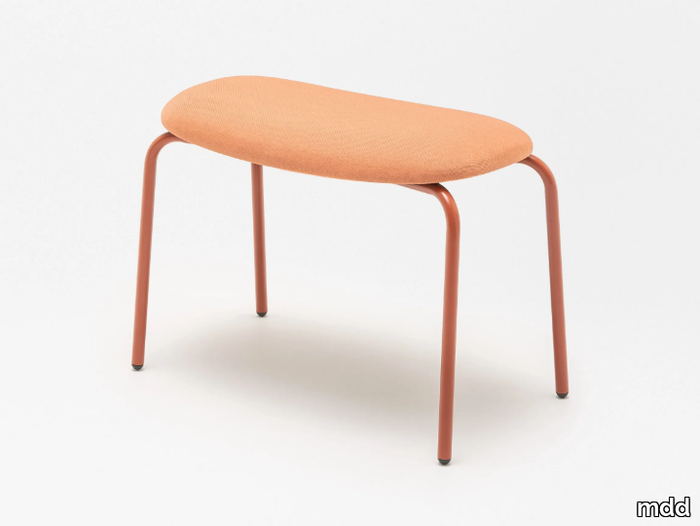 NEW SCHOOL - Upholstered fabric footstool _ mdd