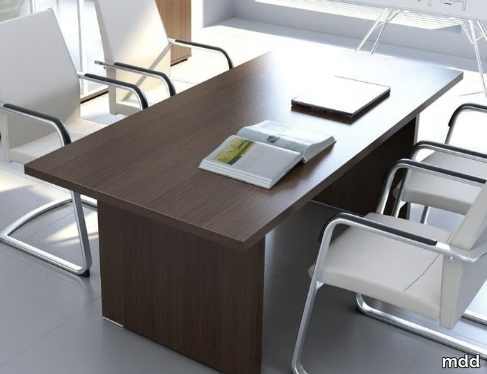 QUANDO - Rectangular wooden meeting table _ mdd