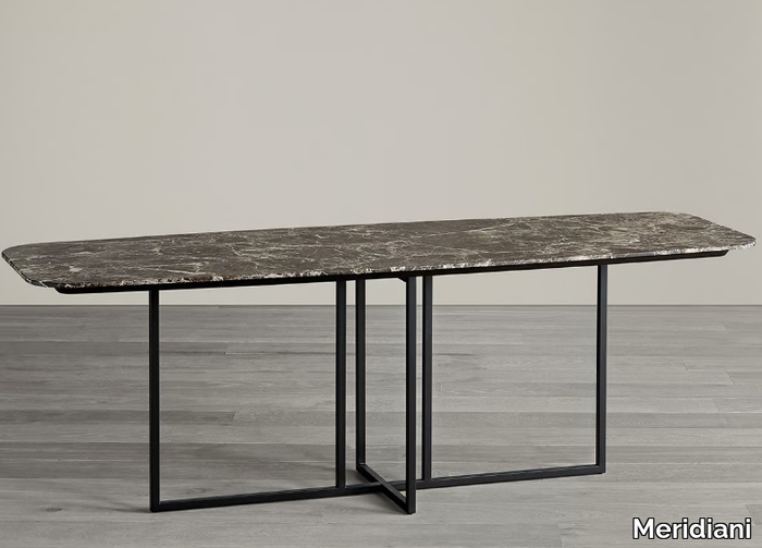 COLE - Rectangular marble console table _ Meridiani