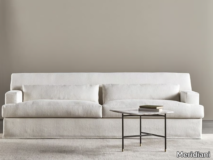 JAMES SLIM - Fabric sofa with removable cover _ Meridiani