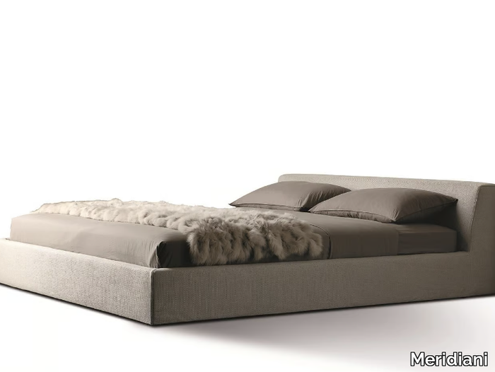 LOUIS - Fabric double bed with removable cover _ Meridiani