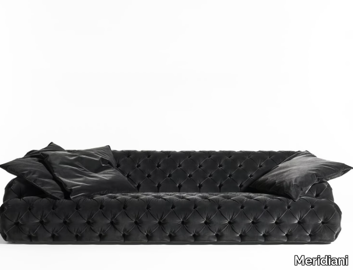 NORTON CAPITONNÉ - Tufted fabric sofa _ Meridiani