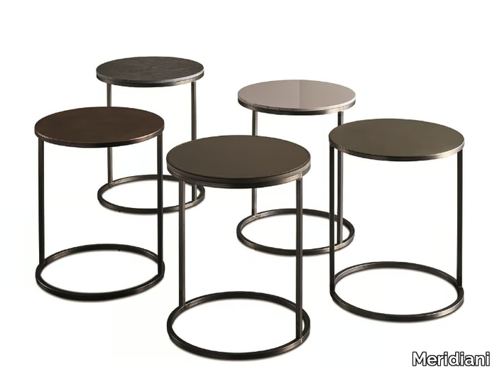 PEK - Round metal coffee table _ Meridiani