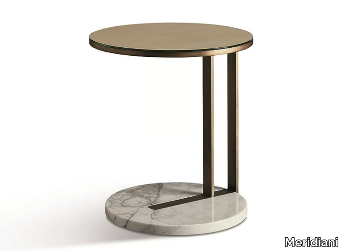 RALF - Metal side table _ Meridiani