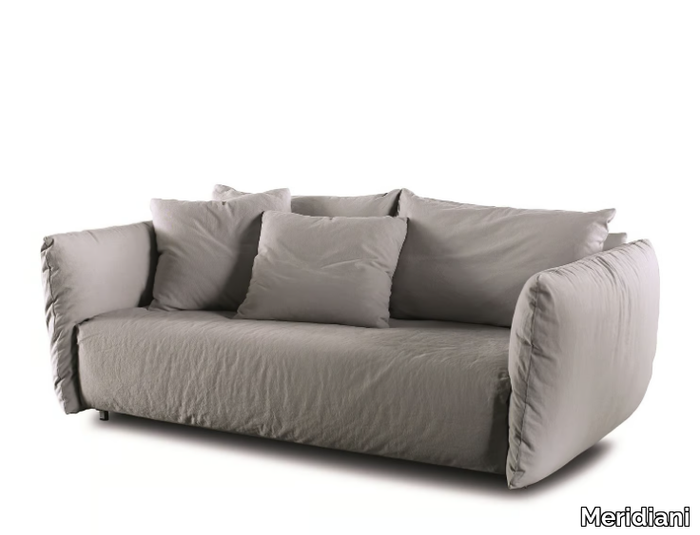 SCOTT - Fabric sofa bed with removable cover _ Meridiani